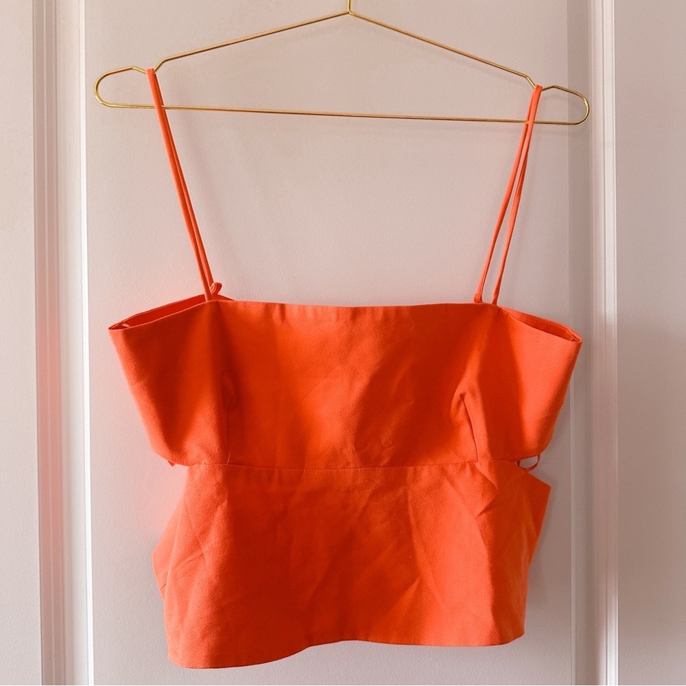 Zara Bright Orange Camisole - Picture 9 of 10